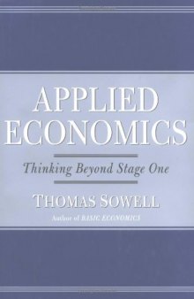 Applied Economics: Thinking Beyond Stage One (2003)