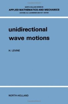 Unidirectional wave motions