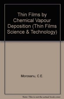 Thin Films by Chemical Vapour Deposition