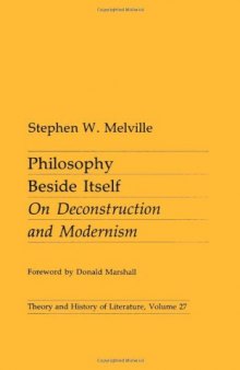 Philosophy beside itself : on deconstruction and modernism