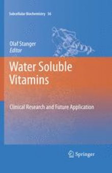 Water Soluble Vitamins: Clinical Research and Future Application
