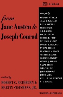 From Jane Austen to Joseph Conrad: Essays Collected in Memory of James T.Hillhouse