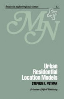 Urban residential location models