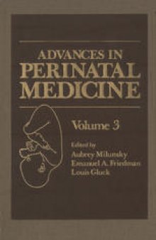 Advances in Perinatal Medicine: Volume 3