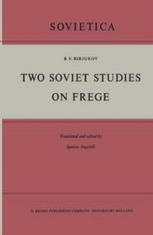 Two Soviet Studies on Frege