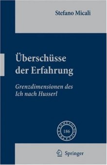 Überschüsse Der Erfahrung: Grenzdimensionen des Ich nach Husserl