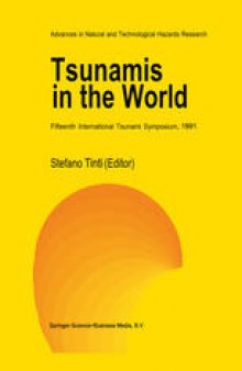 Tsunamis in the World: Fifteenth International Tsunami Symposium, 1991
