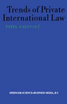 Trends of Private International Law