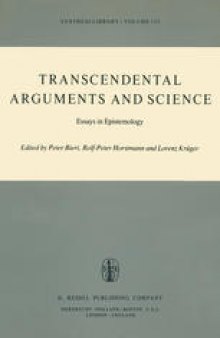 Transcendental Arguments and Science: Essays in Epistemology