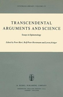 Transcendental Arguments and Science: Essays in Epistemology