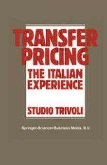 Transfer Pricing: The Italian Experience