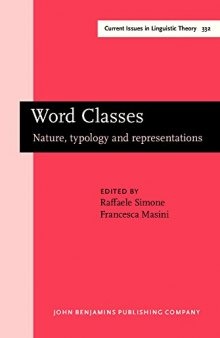 332 Word Classes: Nature, typology and representations