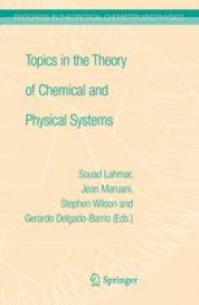 Topics in the Theory Of Chemical and Physical Systems: Proceedings of the 10th European Workshop on Quantum systemsin chemistry and physics held at Carthage, Tunisia, in September 2005