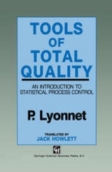 Tools of Total Quality: An introduction to statistical process control