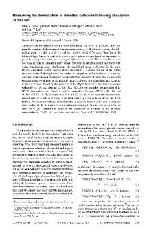 Unraveling the dissociation of dimethyl sulfoxide following absorption at 193 nm