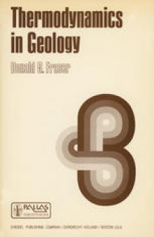 Thermodynamics in Geology: Proceedings of the NATO Advanced Study Institute held in Oxford, England, September 17–27, 1976