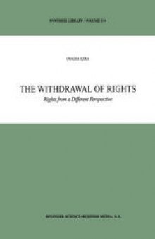 The Withdrawal of Rights: Rights from a Different Perspective