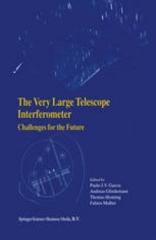 The Very Large Telescope Interferometer Challenges for the Future