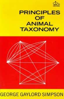 Principles of animal taxonomy