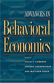 Advances in Behavioral Economics