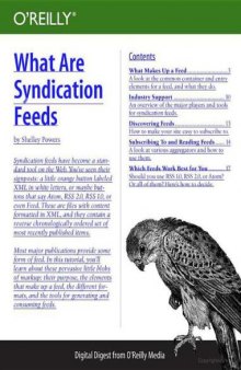 What Are Syndication Feeds