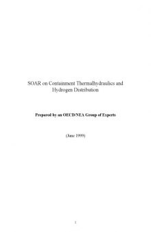 State-of-the-art report on containment thermalhydraulics and hydrogen distribution