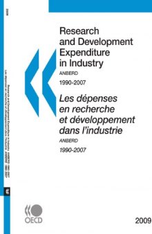 Research and Development Expenditure in Industry 2009:  ANBERD