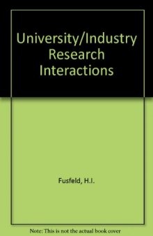 University-Industry Research Interactions