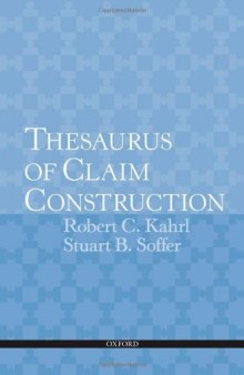 Thesaurus of Claim Construction