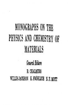 Theory of Dielectrics: Dielectric Constant and Dielectric Loss