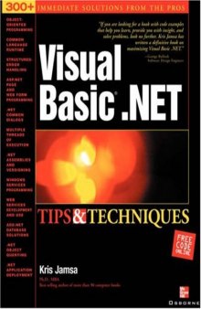 Visual Basic .NET: tips & techniques
