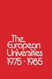The European Universities 1975–1985