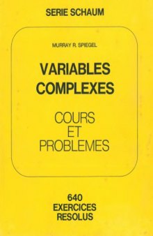 Variables complexes - Cours et problèmes