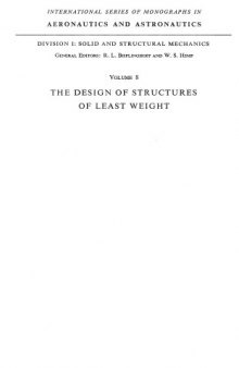 The Design of Structures of Least Weight