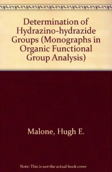 The Determination of Hydrazino-Hydrazide Groups