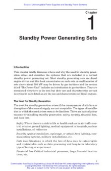Uninterruptible power supplies and standby power systems