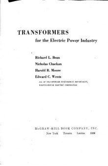Transformers for the electric power industry