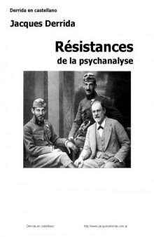 Resistances de la psychanalyse 