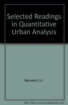Selected Readings in Quantitative Urban Analysis