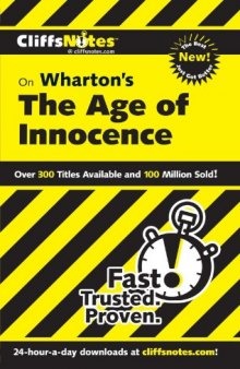 Wharton's The Age of Innocence (Cliffs Notes)