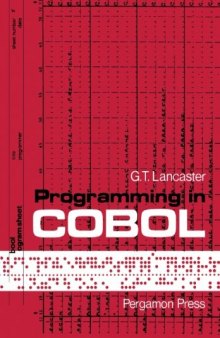 Programming in COBOL. Library of Computer Education