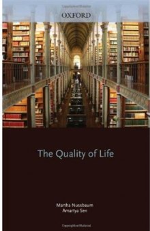 The Quality of Life (Wider Studies in Development Economics)