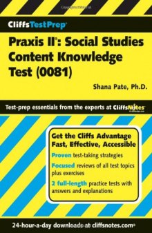 CliffsTestPrep Praxis II: Social Studies Content Knowledge Test 