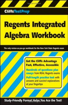 CliffsTestPrep Regents Integrated Algebra Workbook (Cliffstestprep Regents)