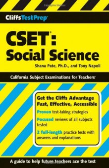 CliffsTestPrep CSET: Social Science