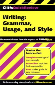 Cliffs Quick Review - Writing Grammar, Usage and Style