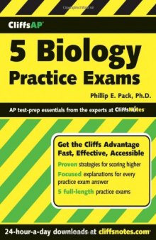 CliffsAP 5 Biology Practice Exams