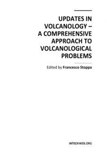 Updates in Volcanology - A Comprehensive Appr. to Volcanological Probs.