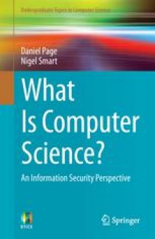 What Is Computer Science?: An Information Security Perspective