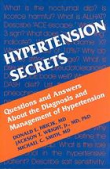Hypertension secrets